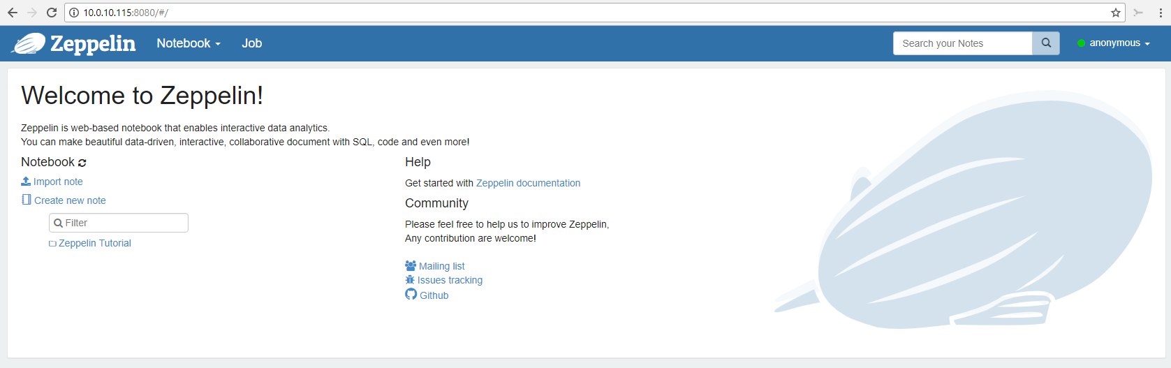 TechBuilders - Apache Zeppelin